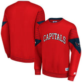 Washington Capitals Starter Faceoff Pullover Sweatshirt - NHL Sweatshirts