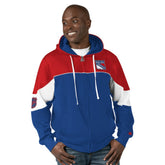 New York Rangers Starter Power Forward Full-Zip Hoodie - NHL Hoodies