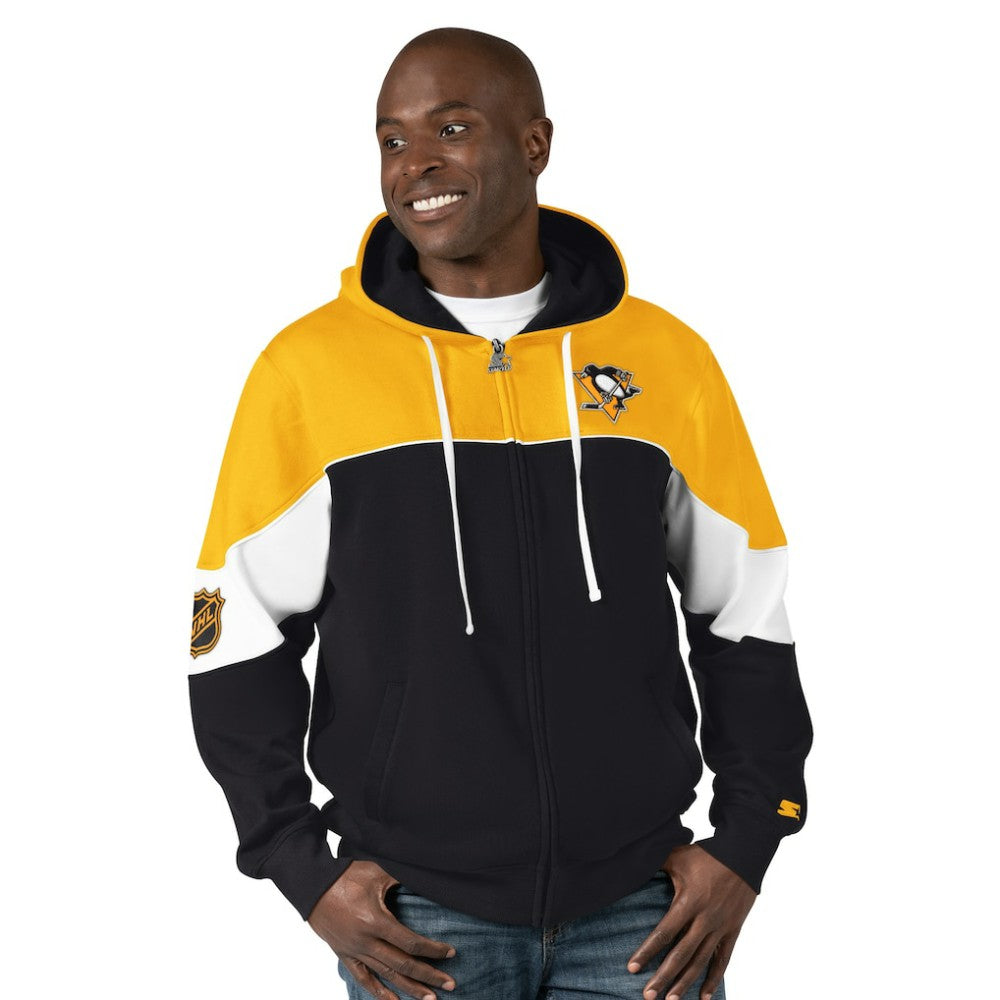 Pittsburgh Penguins Starter Power Forward Full-Zip Hoodie - NHL Hoodies