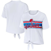 Colorado Avalanche WEAR by Erin Andrews Women's Front Knot T-Shirt - NHL T-shirts