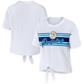 Pittsburgh Penguins WEAR by Erin Andrews Women's Front Knot T-Shirt - NHL T-shirts