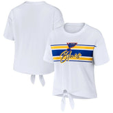 St. Louis Blues WEAR by Erin Andrews Women's Front Knot T-Shirt - NHL T-shirts