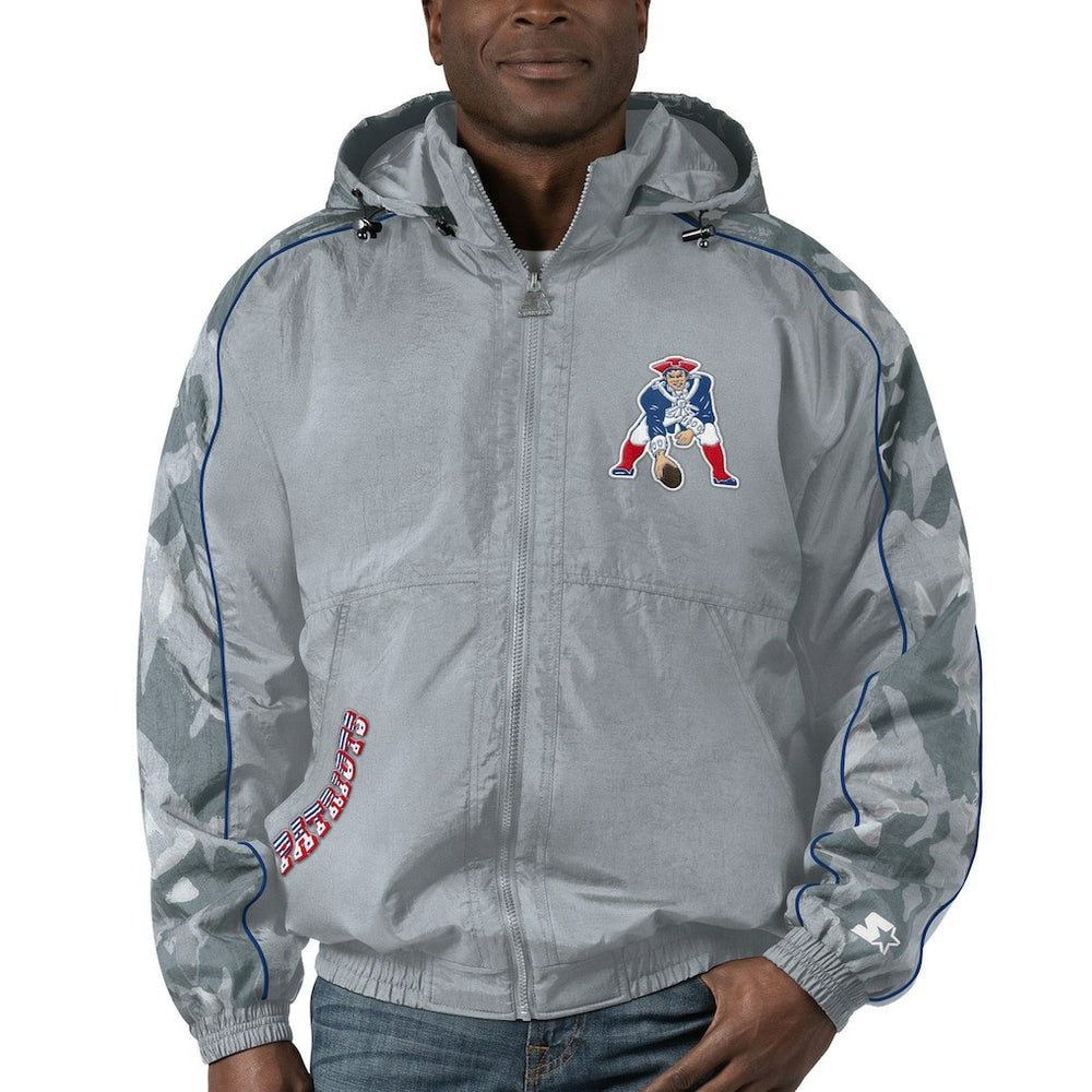 New England Patriots Starter Thursday Night Gridiron Throwback Full-Zip Jacket | NFL Discount