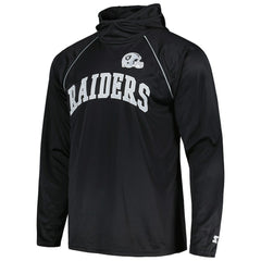 Las Vegas Raiders Starter Gridiron Classics Throwback Raglan Long Sleeve Hooded T-Shirt | NFL Hot