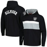 Las Vegas Raiders Tommy Hilfiger Morgan Long Sleeve Hoodie T-Shirt | NFL Discount