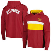 Washington Commanders Tommy Hilfiger Morgan Long Sleeve Hoodie T-Shirt | NFL Sale