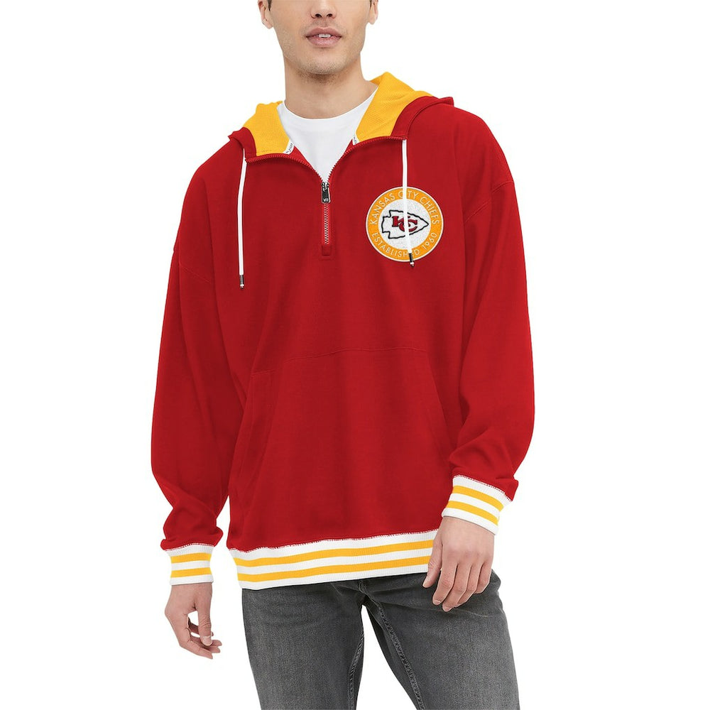 Kansas City Chiefs Tommy Hilfiger Aaron Quarter-Zip Hoodie | NFL On sale