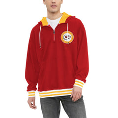 Kansas City Chiefs Tommy Hilfiger Aaron Quarter-Zip Hoodie | NFL On sale