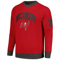 Tampa Bay Buccaneers Tommy Hilfiger Reese Raglan Tri-Blend Pullover Sweatshirt | NFL New