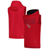 Arizona Cardinals MSX by Michael Strahan Marathon Sleeveless Pullover Hoodie | NFL New