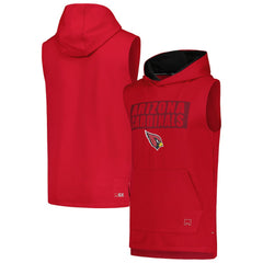 Arizona Cardinals MSX by Michael Strahan Marathon Sleeveless Pullover Hoodie | NFL New