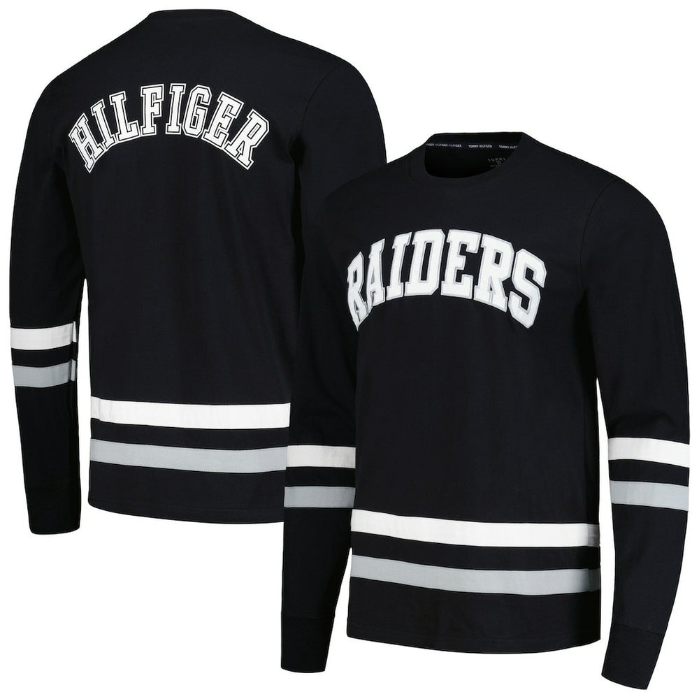 Las Vegas Raiders Tommy Hilfiger Nolan Long Sleeve T-Shirt | NFL Sale