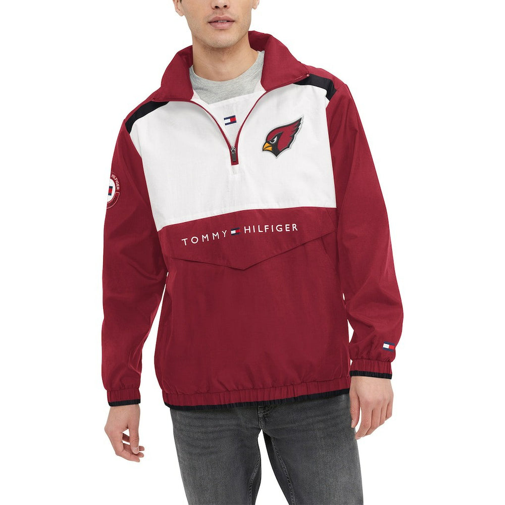 Arizona Cardinals Tommy Hilfiger Carter Half-Zip Hooded Top | NFL Online