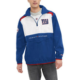 New York Giants Tommy Hilfiger Carter Half-Zip Hooded Top | NFL Discount