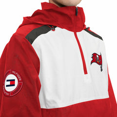 Tampa Bay Buccaneers Tommy Hilfiger Carter Half-Zip Hooded Top | NFL New