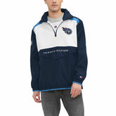 Tennessee Titans Tommy Hilfiger Carter Half-Zip Hooded Top | NFL On sale