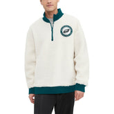 Philadelphia Eagles Tommy Hilfiger Jordan Sherpa Quarter-Zip Sweatshirt | NFL New