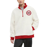San Francisco 49ers Tommy Hilfiger Jordan Sherpa Quarter-Zip Sweatshirt | NFL US