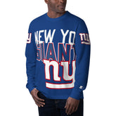 New York Giants Starter Clutch Hit Long Sleeve T-Shirt | NFL Hot
