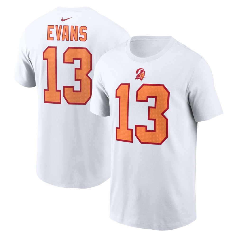 Tampa Bay Buccaneers Mike Evans '76 50th Season Name & Number T-Shirt | NFL Online