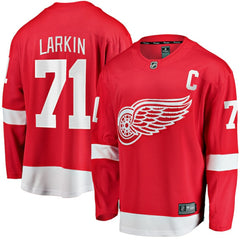 Dylan Larkin Detroit Red Wings Fanatics Branded Captain Home Breakaway Jersey - NHL Jerseys