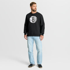 Black Brooklyn Nets Essential Legacy Sweatshirt | NBA