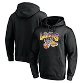 Black Los Angeles Lakers Balanced Floor Pullover Hoodie | NBA