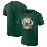 Hunter Green Milwaukee Bucks Hometown Collection Brew City T-Shirt | NBA
