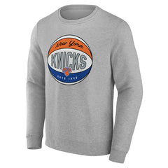 Gray New York Knicks Hard Color Pullover Sweatshirt | NBA