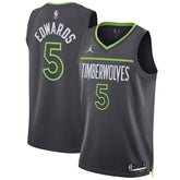 Charcoal Anthony Edwards Minnesota Timberwolves Jordan Brand Unisex Swingman Jersey | NBA
