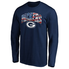 Green Bay Packers Banner Wave Long Sleeve T-Shirt | NFL US
