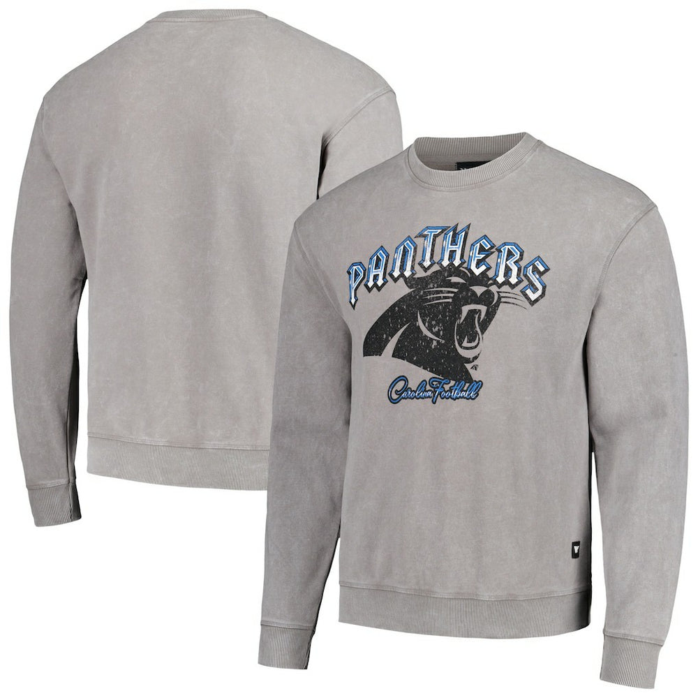 Carolina Panthers The Wild Collective Unisex Distressed Pullover Sweatshirt | NFL Hot