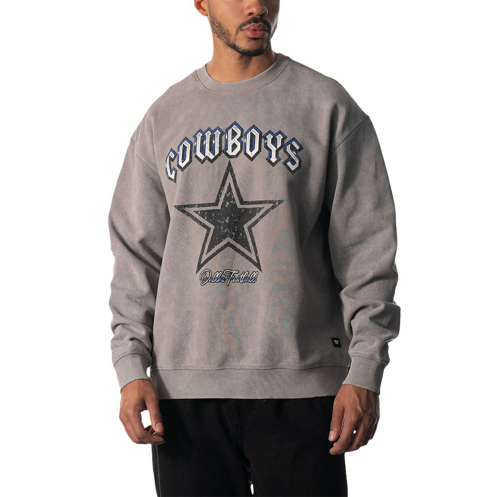 Dallas Cowboys The Wild Collective Unisex Distressed Pullover Sweatshirt | NFL On sale