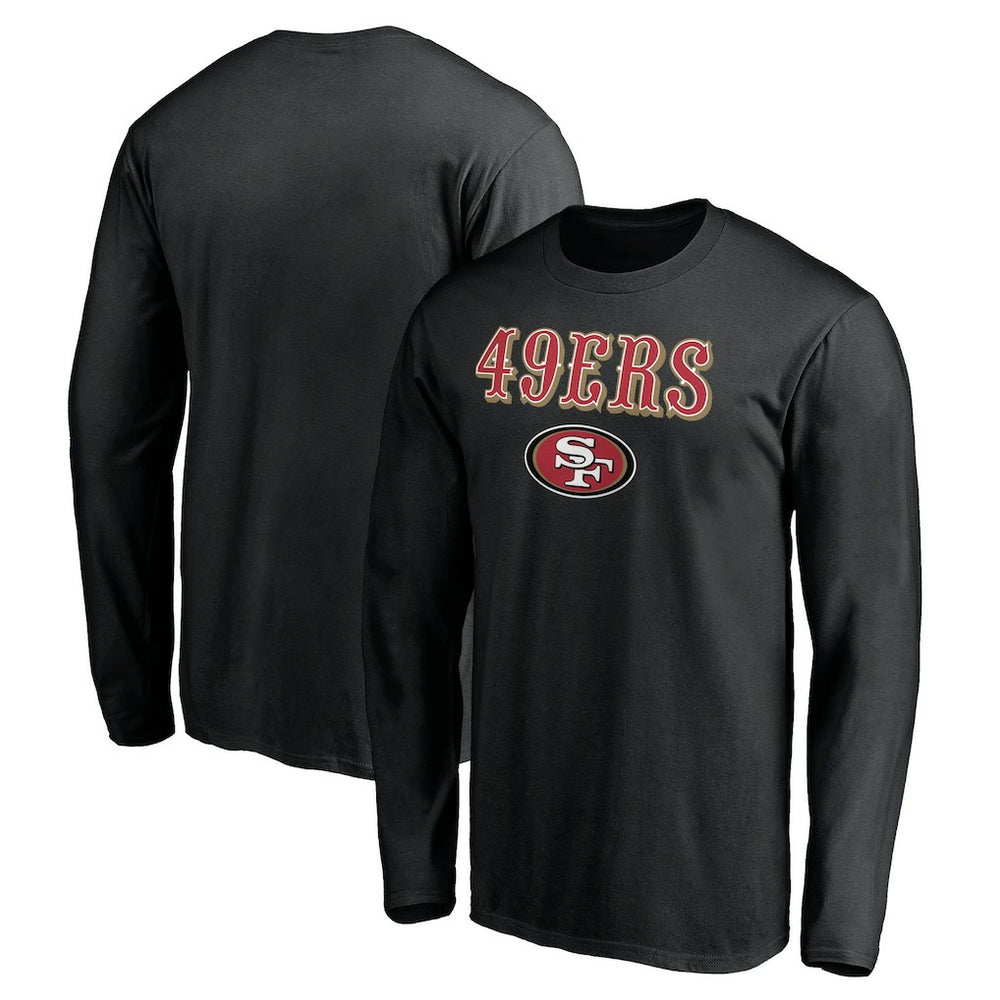 San Francisco 49ers Team Lockup Long Sleeve T-Shirt | NFL Online