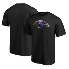 Baltimore Ravens Midnight Mascot Team Logo T-Shirt | NFL Outlet