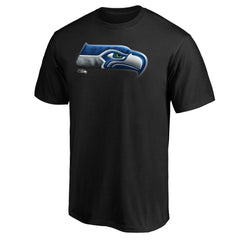 Seattle Seahawks Midnight Mascot Team Logo T-Shirt | NFL Discount