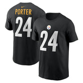 Pittsburgh Steelers Joey Porter Jr. Player Name & Number T-Shirt | NFL Discount