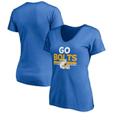 Los Angeles Chargers Women's Hometown Collection Go Bolts V-Neck T-Shirt | NFL New