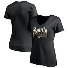 New Orleans Saints Women's Hometown Collection V-Neck T-Shirt | NFL Near me
