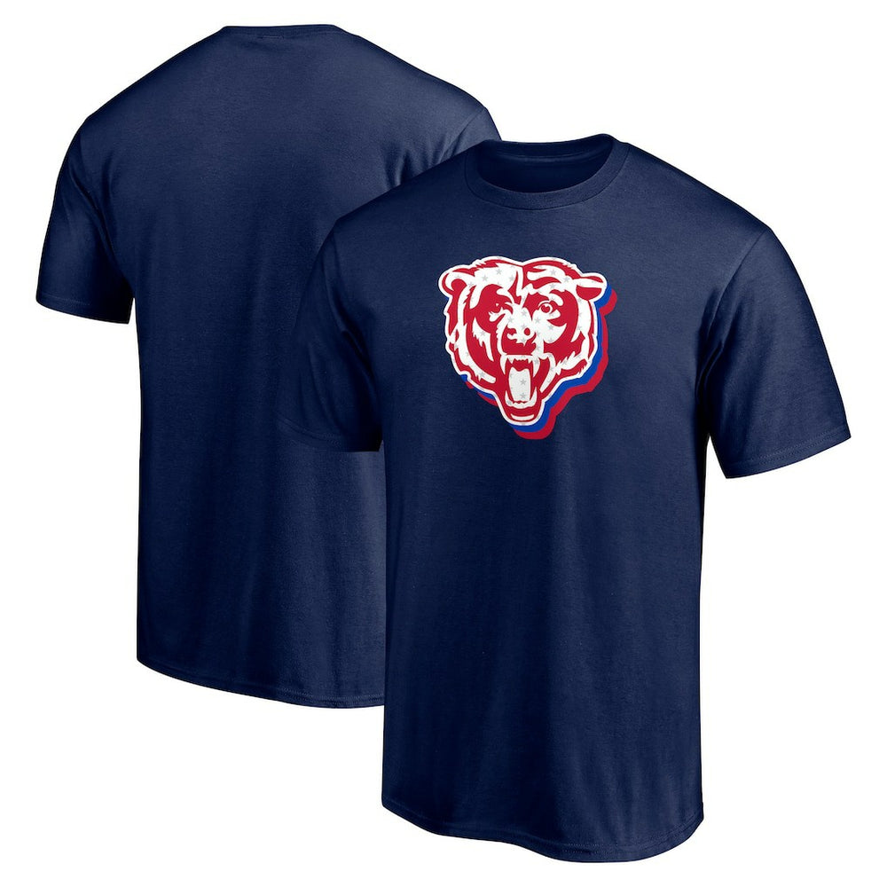 Chicago Bears Red White and Team T-Shirt | NFL Outlet