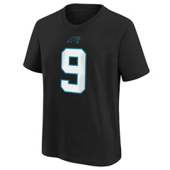 Carolina Panthers Bryce Young Youth Player Name & Number T-Shirt | NFL New