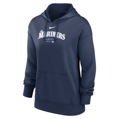 Seattle Mariners Nike Women's Authentic Collection Performance Pullover Hoodie - MLB Hoodies