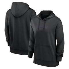 Colorado Rockies Nike Women's Authentic Collection Performance Pullover Hoodie - MLB Hoodies