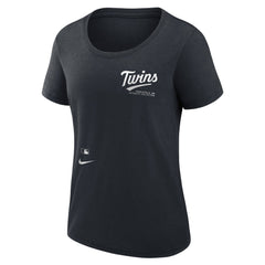 Minnesota Twins Nike Women's Authentic Collection Performance Scoop Neck T-Shirt - MLB T-shirts