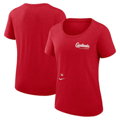St. Louis Cardinals Nike Women's Authentic Collection Performance Scoop Neck T-Shirt - MLB T-shirts