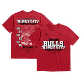 Red Chicago Bulls Bleacher Report x Unisex World Tour T-Shirt sale | NBA