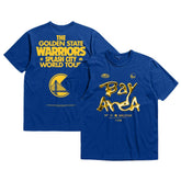 Royal Golden State Warriors Bleacher Report x Unisex World Tour T-Shirt | NBA