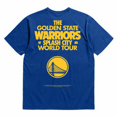 Royal Golden State Warriors Bleacher Report x Unisex World Tour T-Shirt | NBA