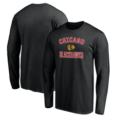 Chicago Blackhawks Victory Arch Long Sleeve T-Shirt - NHL T-shirts