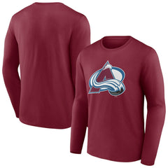 Colorado Avalanche Primary Logo Long Sleeve T-Shirt - NHL T-shirts